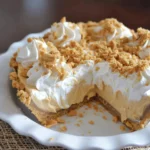 Amish Peanut Butter Cream Pie with a rich, creamy filling and crust