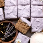 Deliciously layered London Fog Cake with Earl Grey and vanilla cream