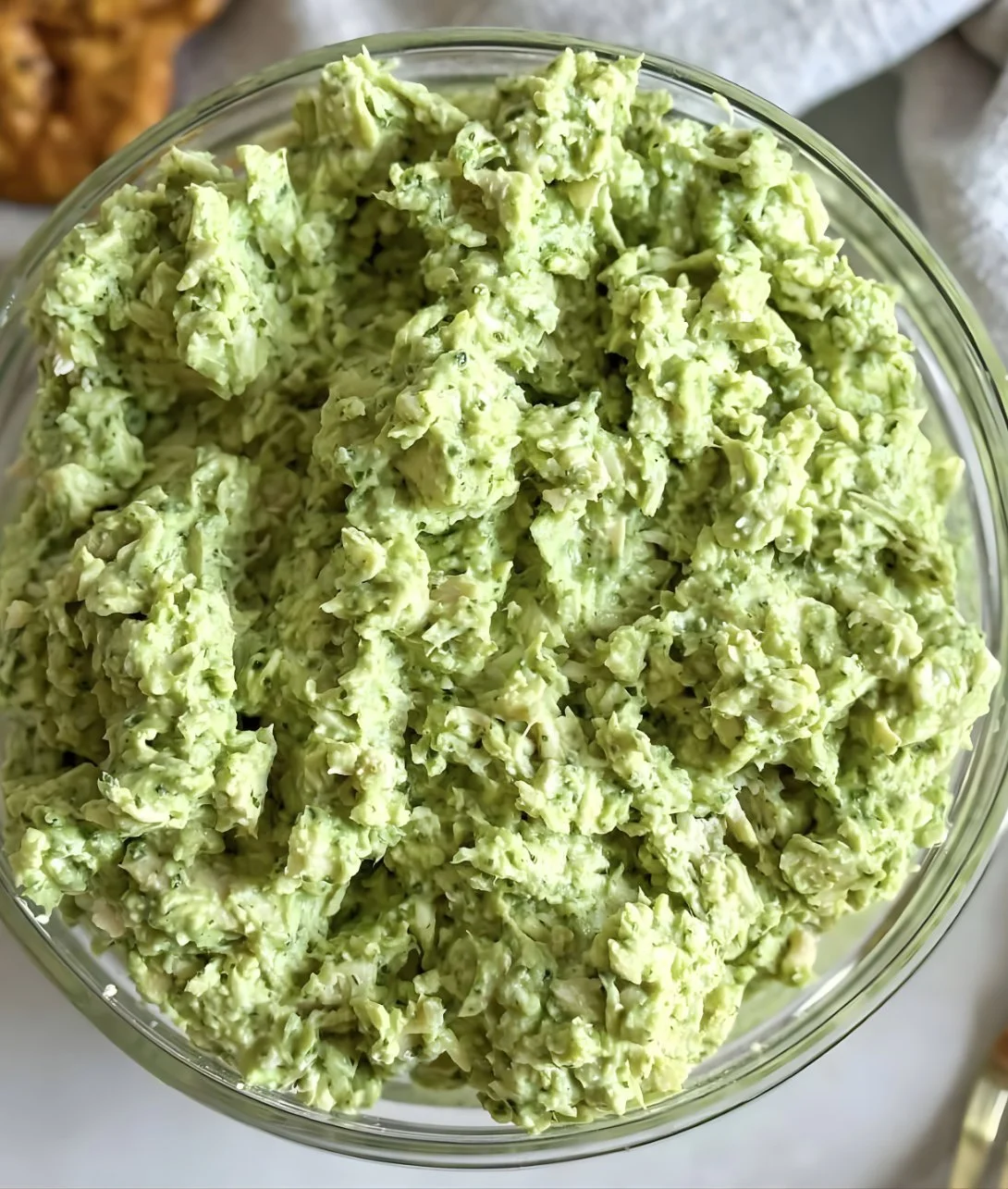 Healthy Green Goddess Chicken Salad rich in protein and fresh greens