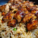 One-Pan Bold Honey BBQ Chicken Rice Dish