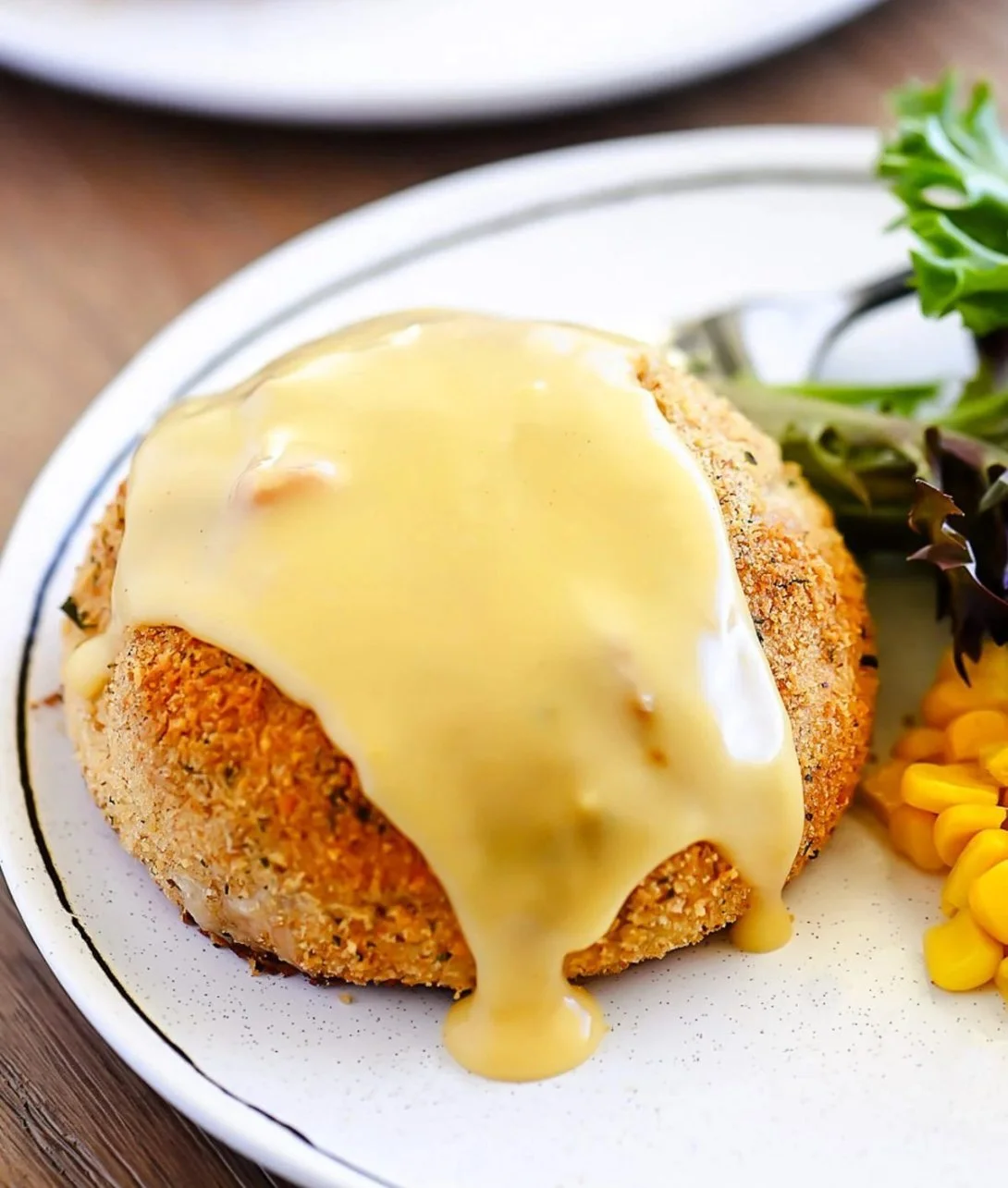 Delicious chicken pillows served on a plate for a comforting meal