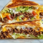 Delicious Keto Crunchwraps made with low-carb ingredients for a tasty meal.