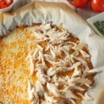 Delicious Keto Chicken Quesadilla served on a plate with salsa