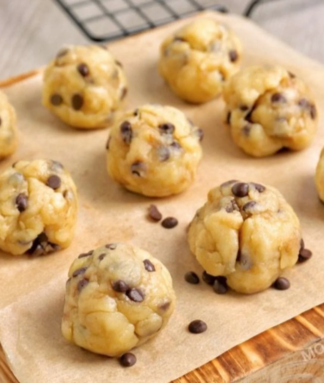 Delicious Keto Cookie Dough Fat Bombs on a plate