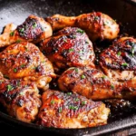 Deliciously grilled Peri Peri Chicken Thighs with vibrant spices