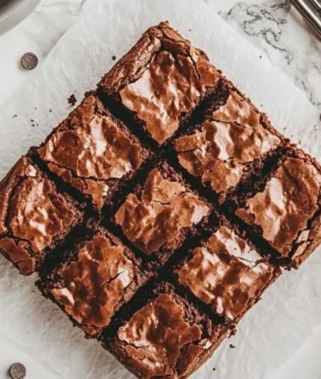 Delicious homemade keto brownies fresh out of the oven, gluten-free and low-carb.