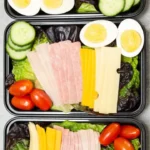 Make-ahead chef salad for easy meal prep and healthy eating.